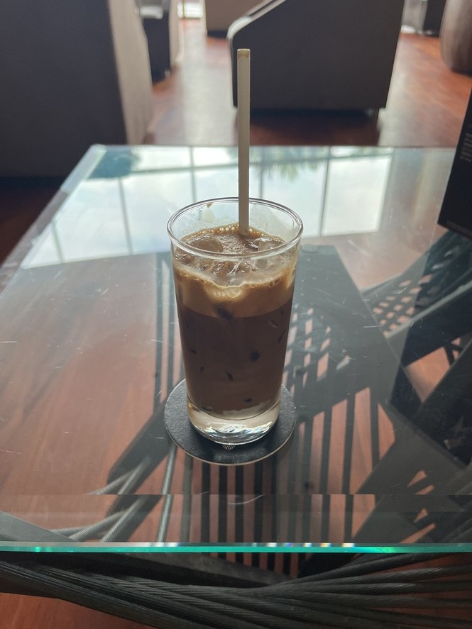 Vietnamese Iced Coffee with Condensed Milk - Traditional Drink at Tu Do Deli Lake Worth Beach FL